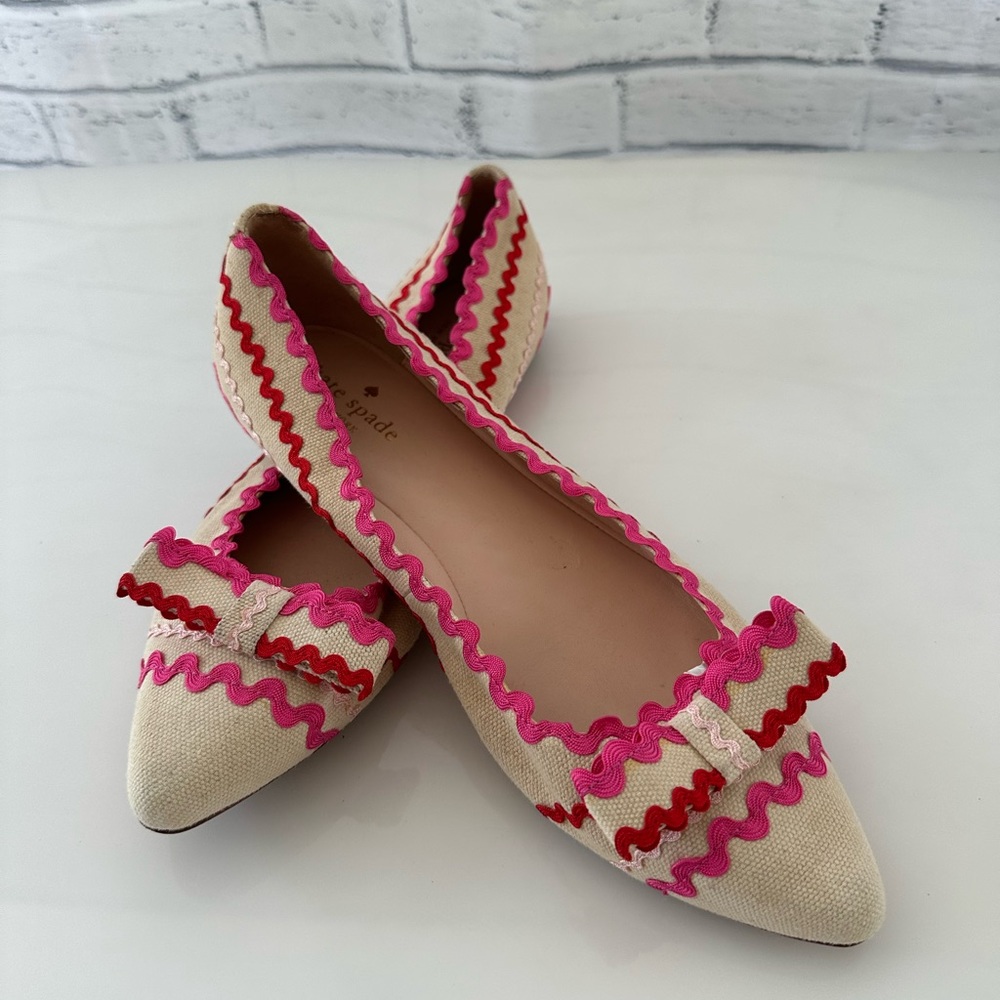 Kate Spade flats. Get noticed in these gems!